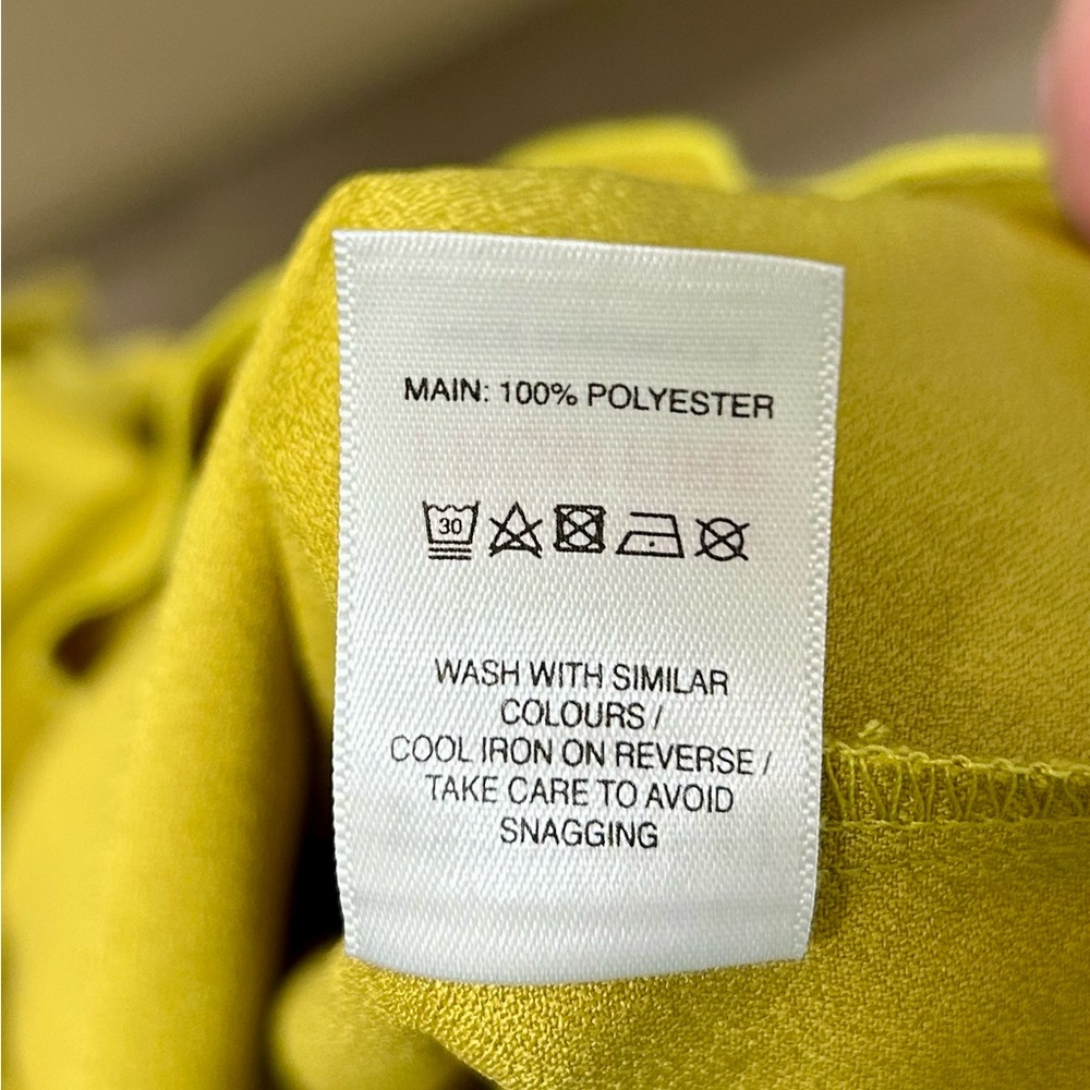 Stylecheat Chartreuse Asymmetrical Ruffled Halter Dress - Picture 9 of 10